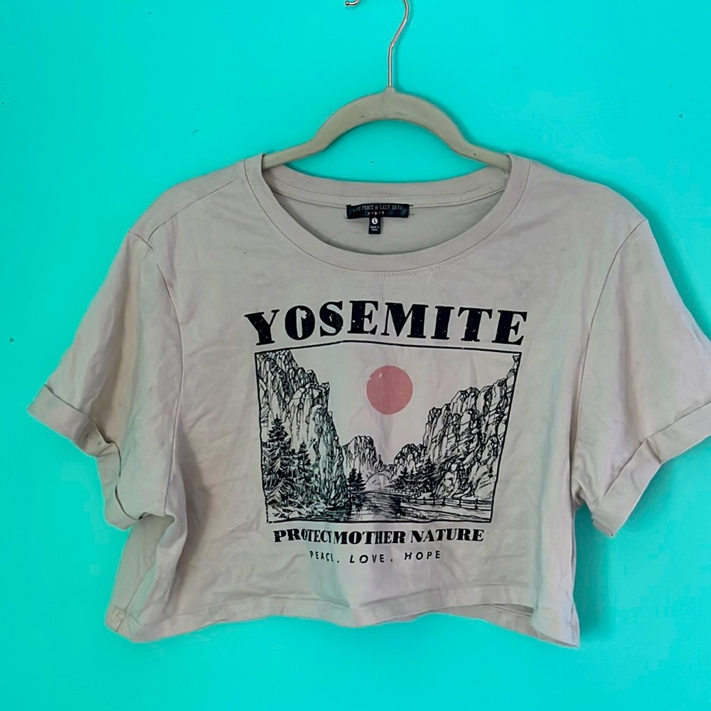 Cool Yosemite Crop Tee